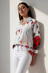 Vibrant Abstract Women’s Shirt