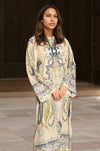 Regal Nomad Paisley Kaftan Dress - Navvi.in