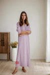 Relaxed V - Neck Co - ord set - Navvi.in