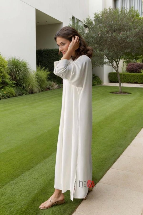 Relaxed V - Neck Co - ord set - Navvi.in
