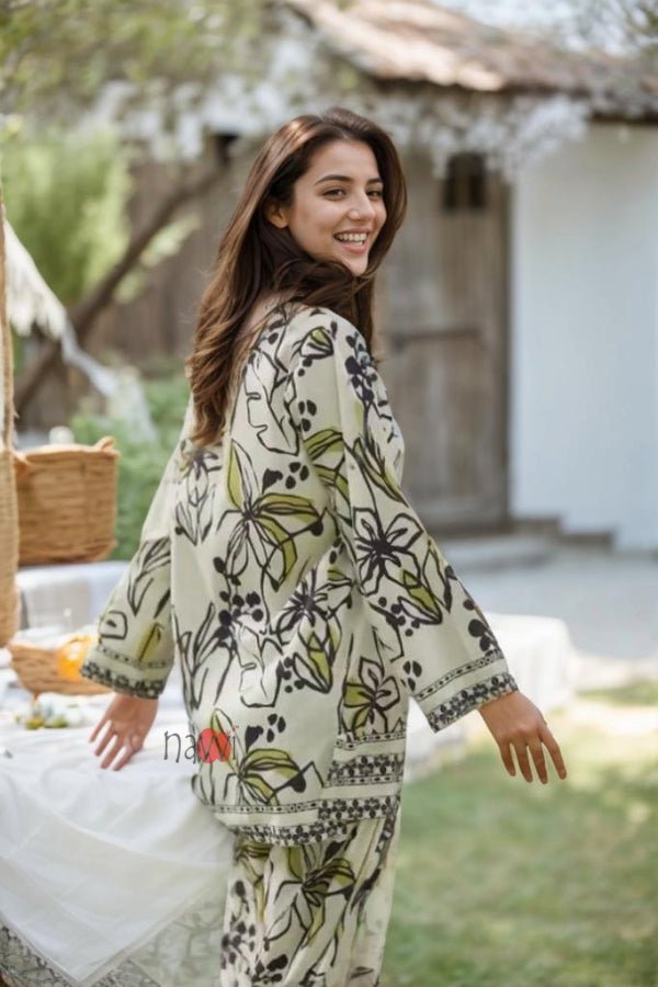 Riyaza Printed Co - ord Set - Navvi.in