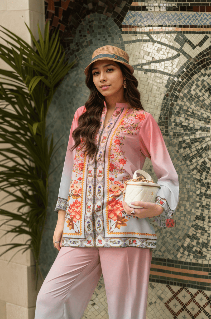 Royal Radiance Floral Co - ord Set - Navvi.in