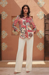 Vibrant Sun & Earth Tone Relaxed Fit Shirt