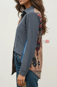 Tribal Élan Luxe Shirt - Navvi.in