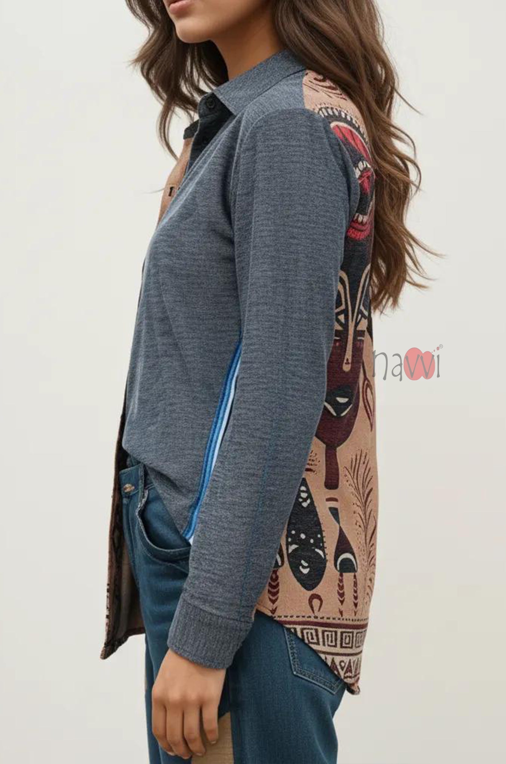 Tribal Élan Luxe Shirt - Navvi.in