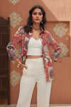 Vibrant Sun & Earth Tone Relaxed Fit Shirt