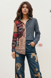 Tribal Élan Luxe Shirt - Navvi.in