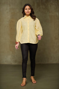 Sugar Bloom Schiffli Shirt