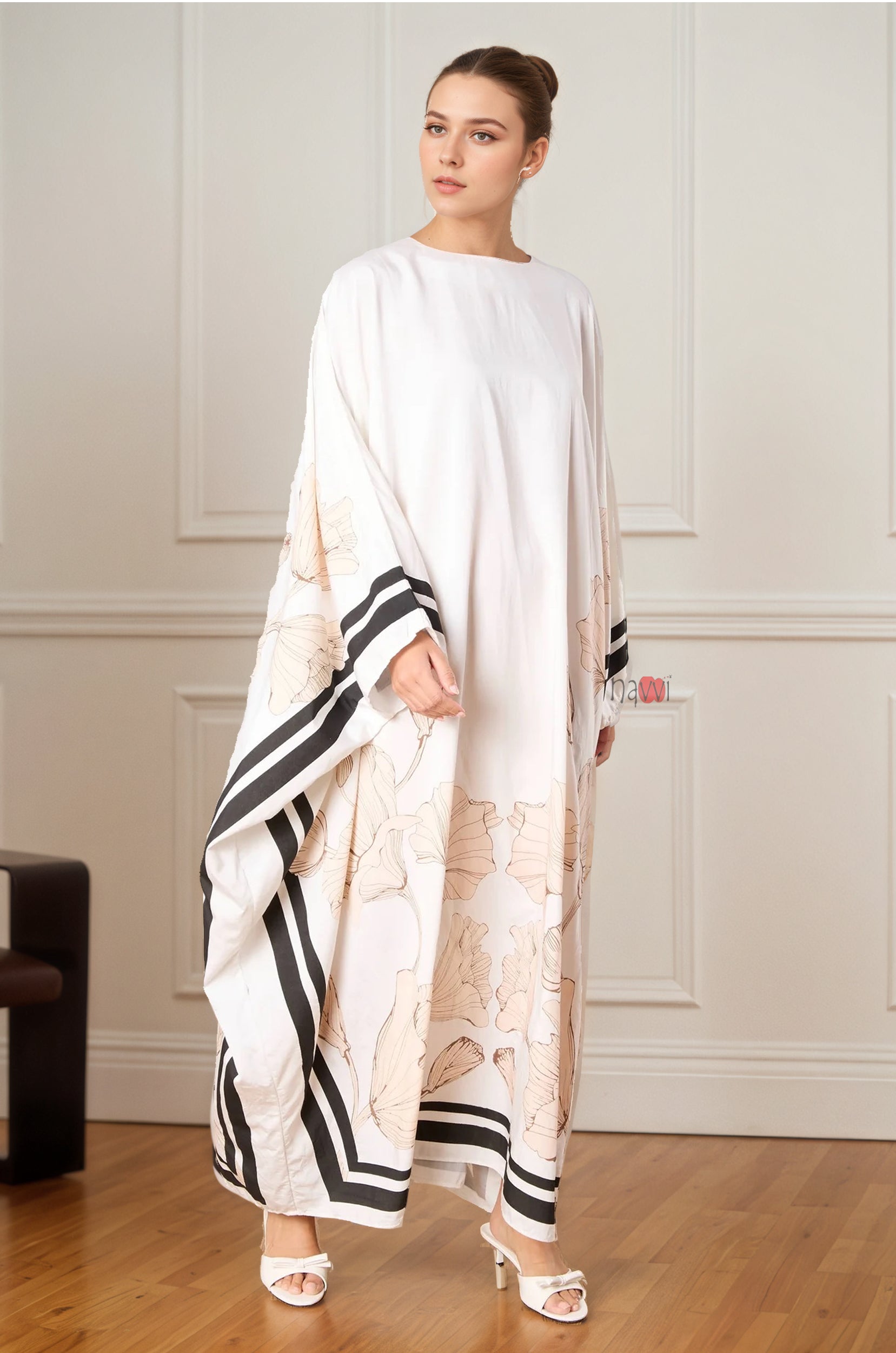 Serene Lines Elegant Maxi Kaftan