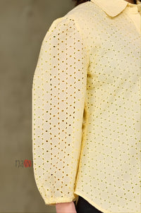 Sugar Bloom Schiffli Shirt