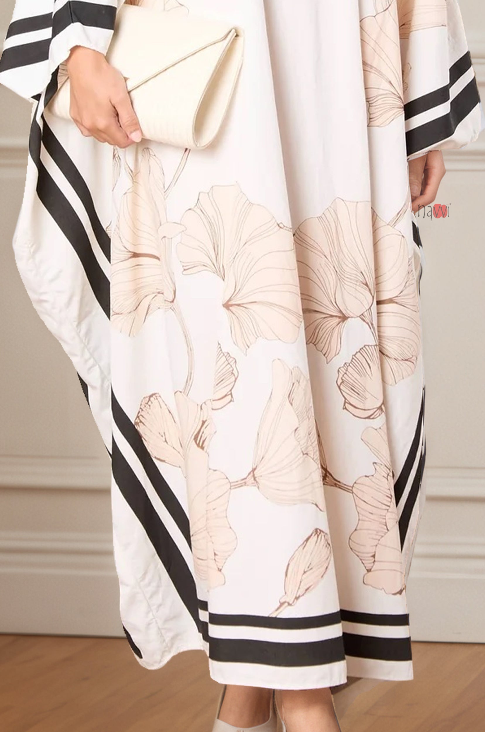 Serene Lines Elegant Maxi Kaftan