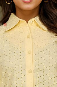 Sugar Bloom Schiffli Shirt