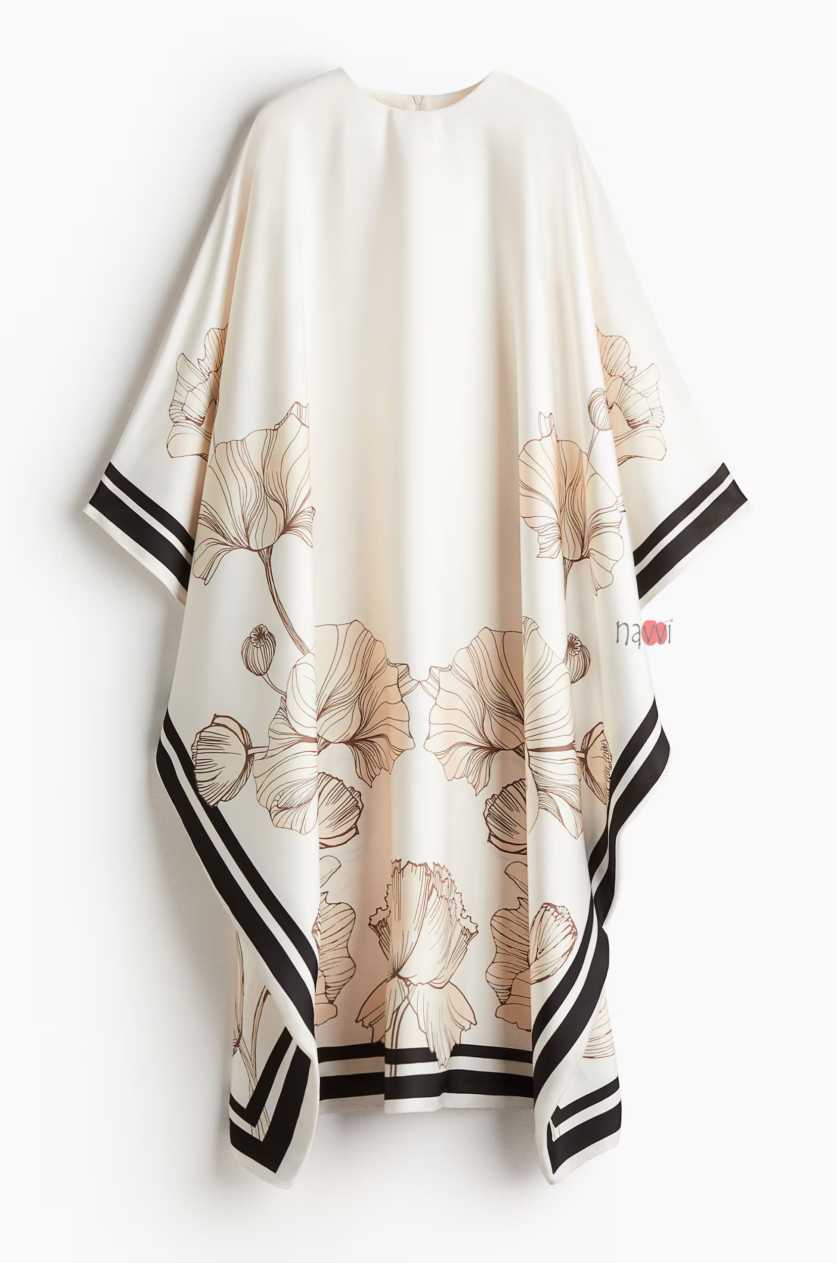 Serene Lines Elegant Maxi Kaftan