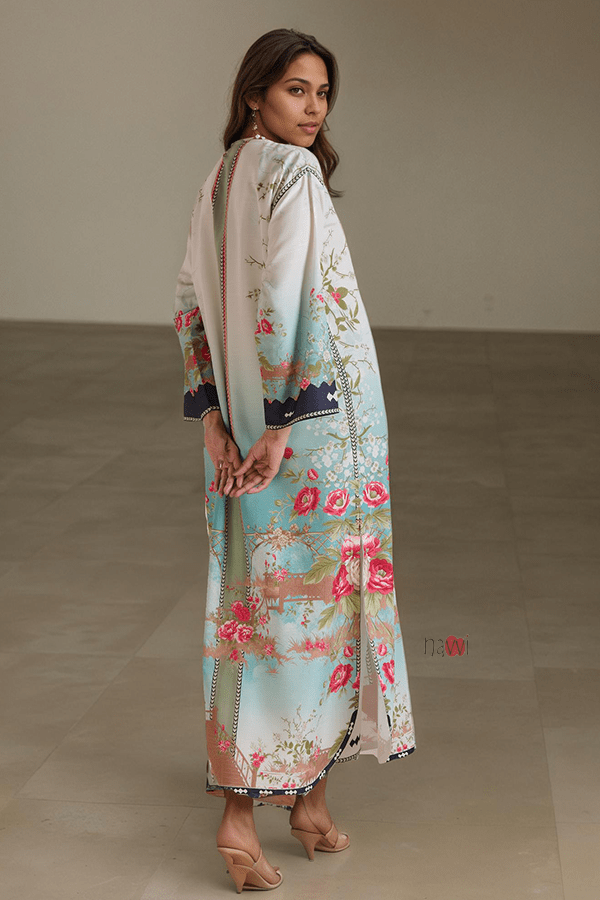 Saira Morning Sky Kurta Set - Navvi.in