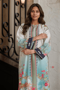 Saira Morning Sky Kurta Set - Navvi.in