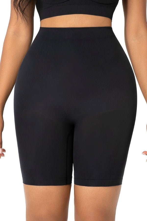 Seamless High - Waisted Shapewear Shorts - Navvi.in