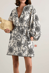 Sketch Effect Bold Chic Shirt Dress - Navvi.in