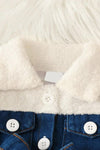Soft Denim Knot Dress - Navvi.in