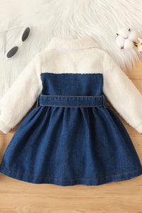 Soft Denim Knot Dress - Navvi.in