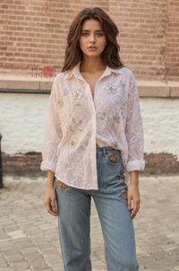 Ethereal Script Luxe Shirt - Navvi.in