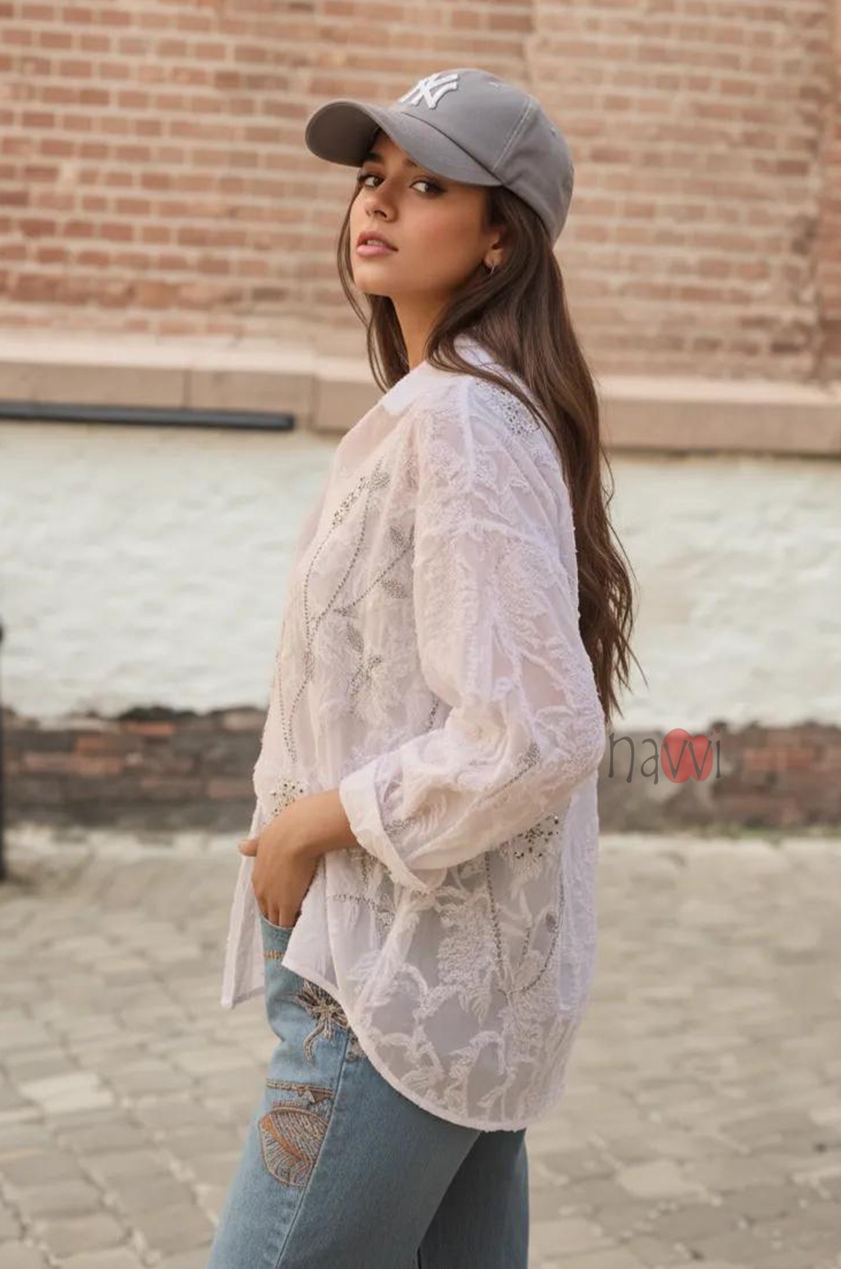 Ethereal Script Luxe Shirt - Navvi.in
