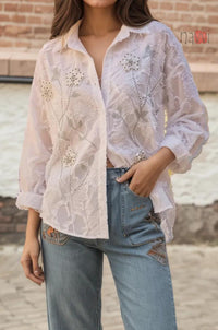 Ethereal Script Luxe Shirt - Navvi.in