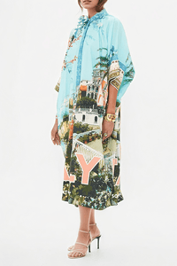 Staycation Vista Shirt Dress - Navvi.in