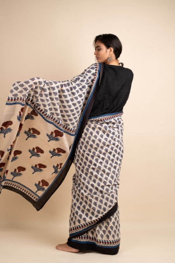 Streamlined Saree - Navvi.in