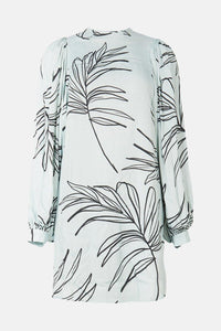 Summer Leaves Short Dress - Navvi.in