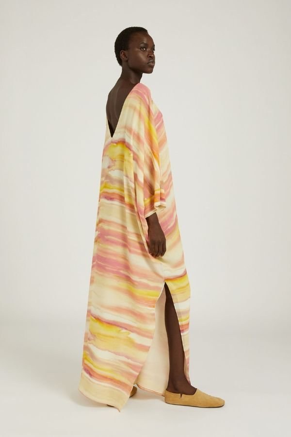 Sun Kissed Kaftan Dress - Navvi.in