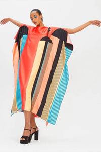 Sunset Soft Silk Kaftan - Navvi.in