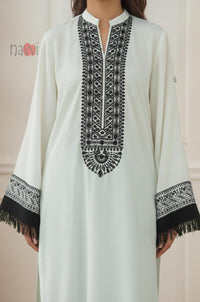 Embroidered Straight Kurta Set