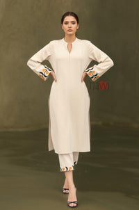 Floral Embroidered Kurta Set