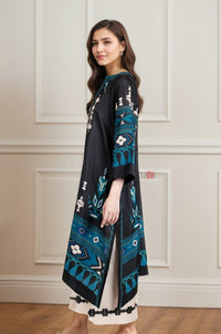 Elegant Black & Teal Ethnic Kurta Set for Women