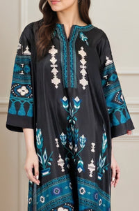 Elegant Black & Teal Ethnic Kurta Set for Women