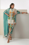 Tropical Muse - Printed Dreamscape Ensemble - Navvi.in