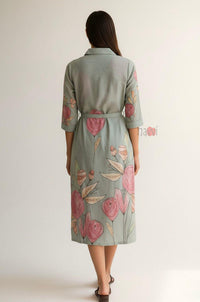 Resort Chic Button-Down Dress
