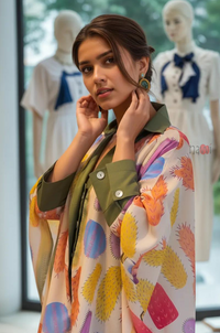 Creative Abstract Print Everyday Shirt - Navvi.in