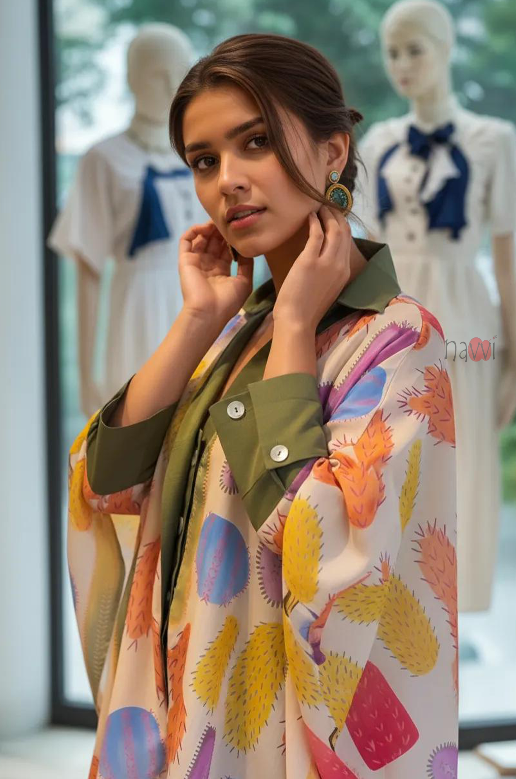 Creative Abstract Print Everyday Shirt - Navvi.in
