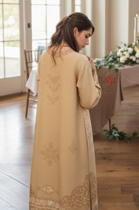 Premium Beige Straight Kurta Dress