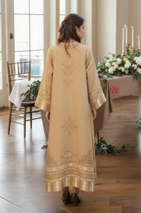 Premium Beige Straight Kurta Dress