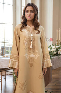 Premium Beige Straight Kurta Dress