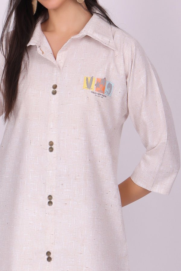 Vacation Printed Co - Ord Set - Navvi.in