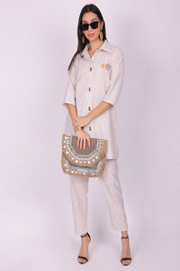 Vacation Printed Co - Ord Set - Navvi.in