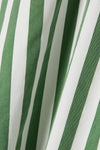 Verical Stripes Shirt Dress - Green - Navvi.in