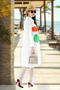 Oversized Shirt Dress with Pockets – Casual Chic Summer Outfit