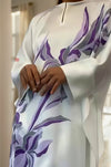 Lavender Grace Satin Floral Co-ord Set