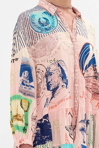 Wander Muse Shirt Dress - Navvi.in