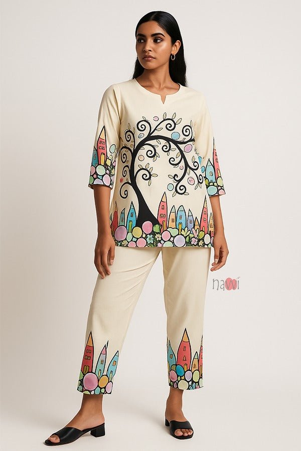 Whimsy Bloom Coord Set - Navvi.in