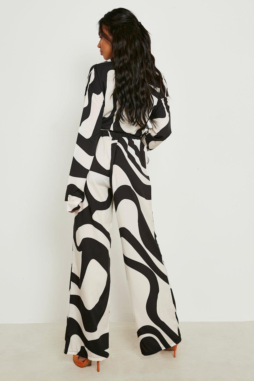 White Filament Co - ord Set - Navvi.in